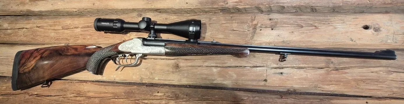Scheiring Kipplaufbüchse Kaliber 6,5 x57 + ZF Kahles Helia3 3-10x50i